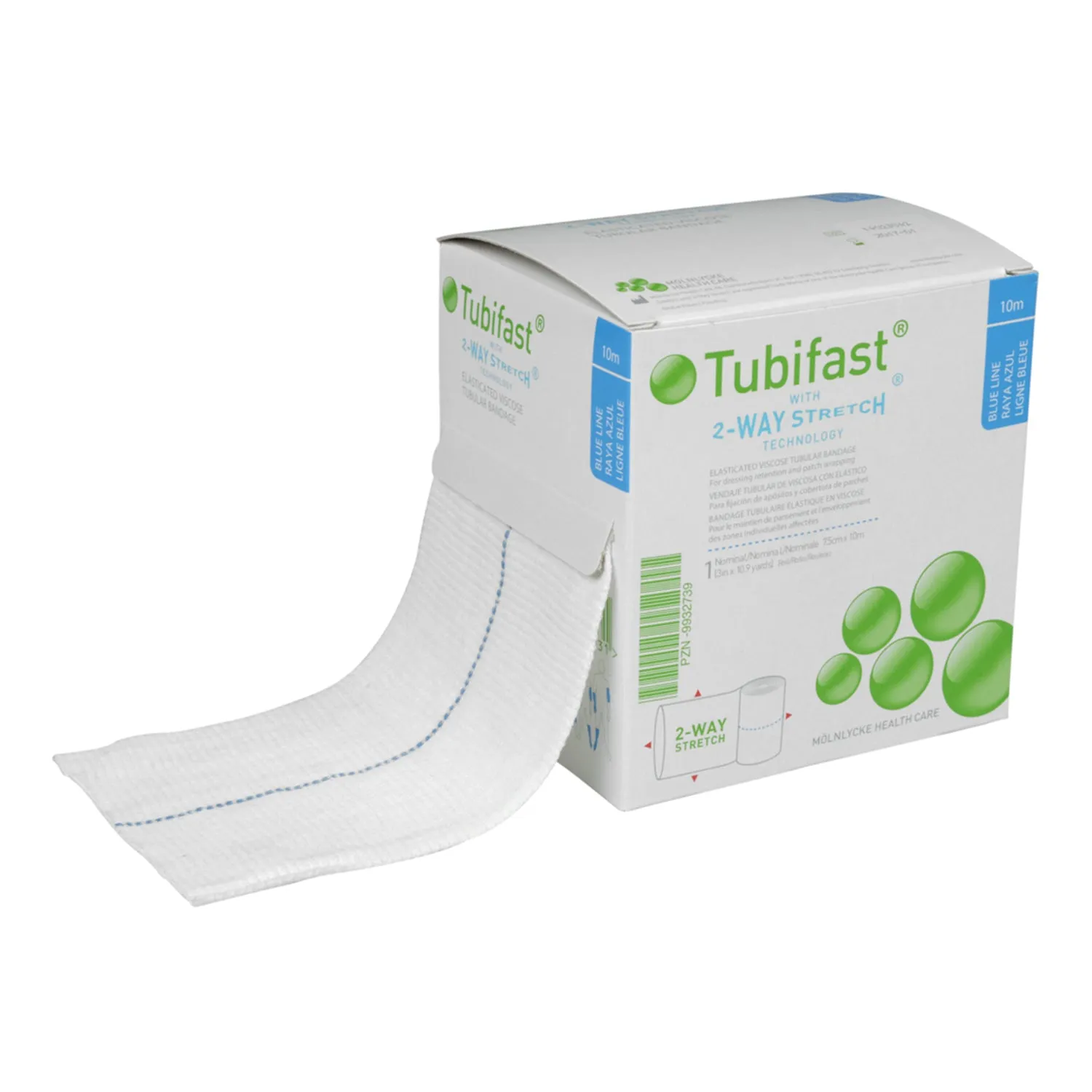 Tubifast with 2 Way Stretch | Blue Line | 7.5cm x 10m