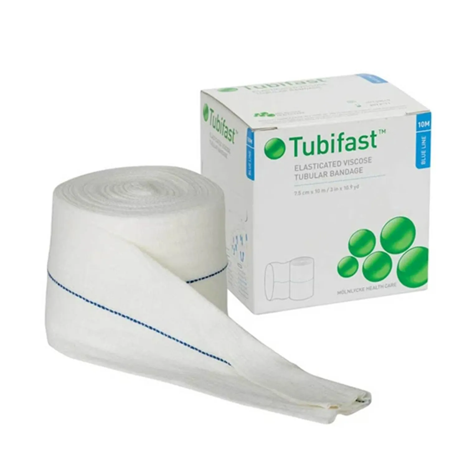 Tubifast with 2 Way Stretch | Blue Line | 7.5cm x 10m