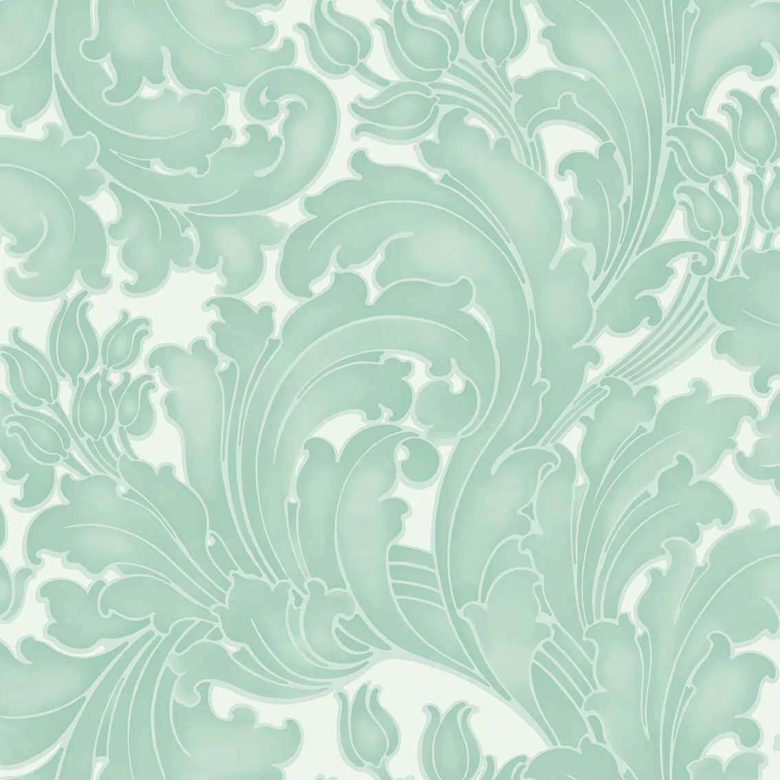 Tulip Wallpaper by Little Greene