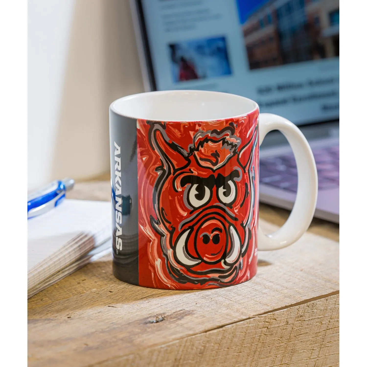 University of Arkansas, 11oz Mug Justin Patten,3wsm911jpa