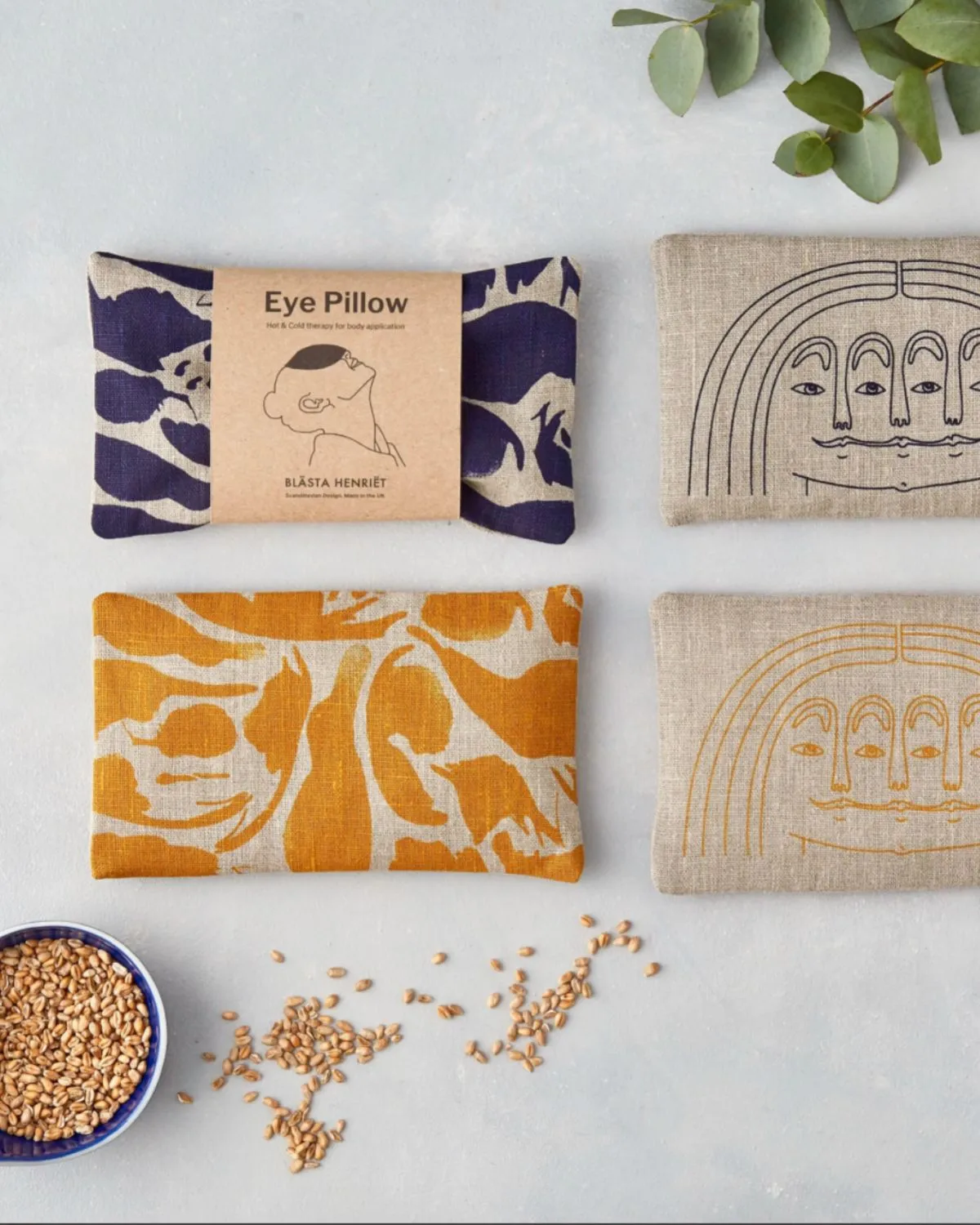 Unscented Linen Eye Pillow