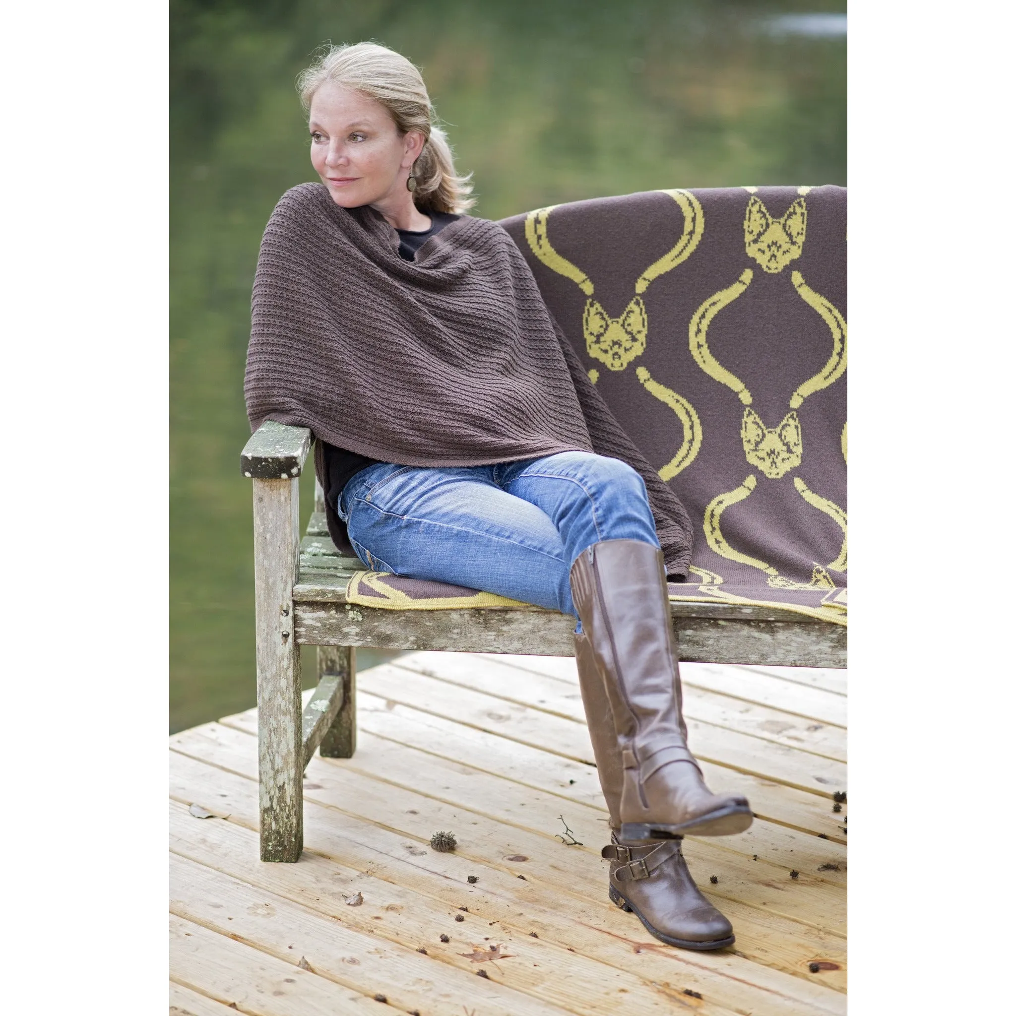 Upcycled Eco-Poncho