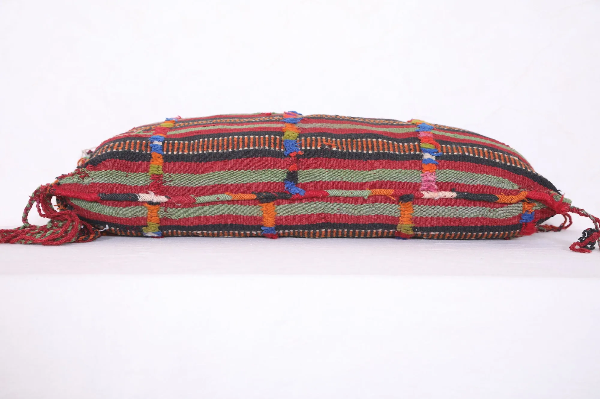 Vintage Moroccan Kilim Pillow 14.5 INCHES X 27.1 INCHES