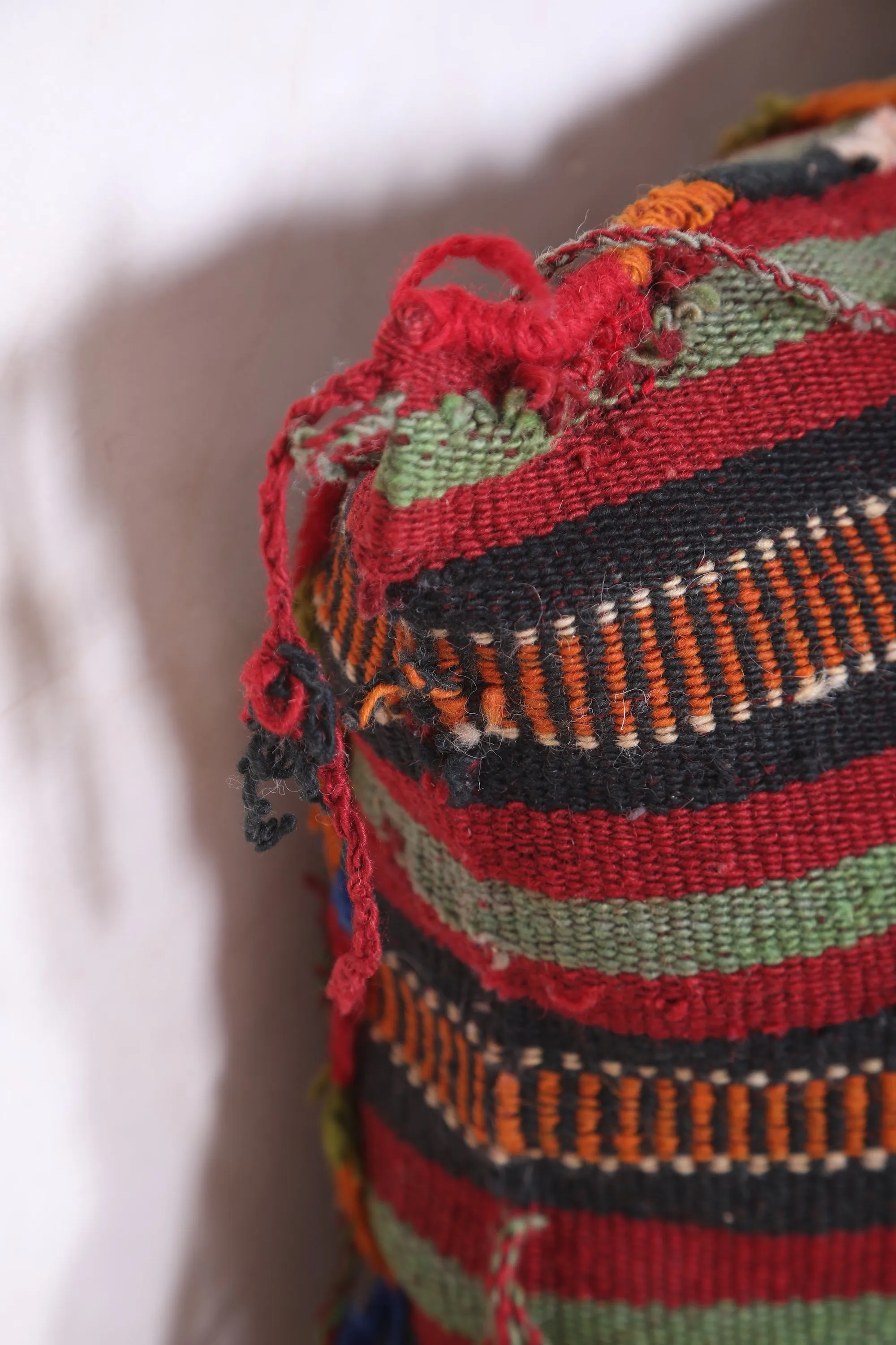 Vintage Moroccan Kilim Pillow 14.5 INCHES X 27.1 INCHES