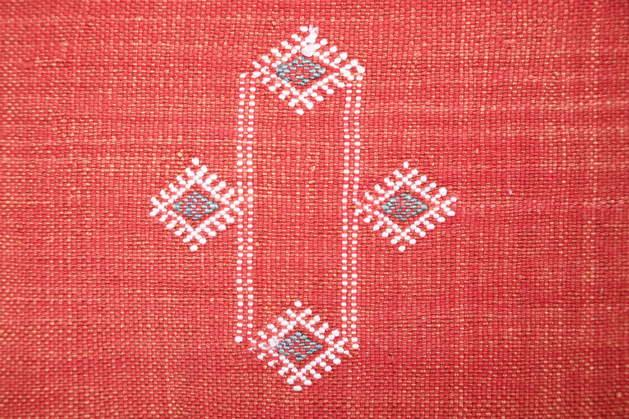 Vintage Moroccan Kilim Pillow 16.9 INCHES X 18.1 INCHES