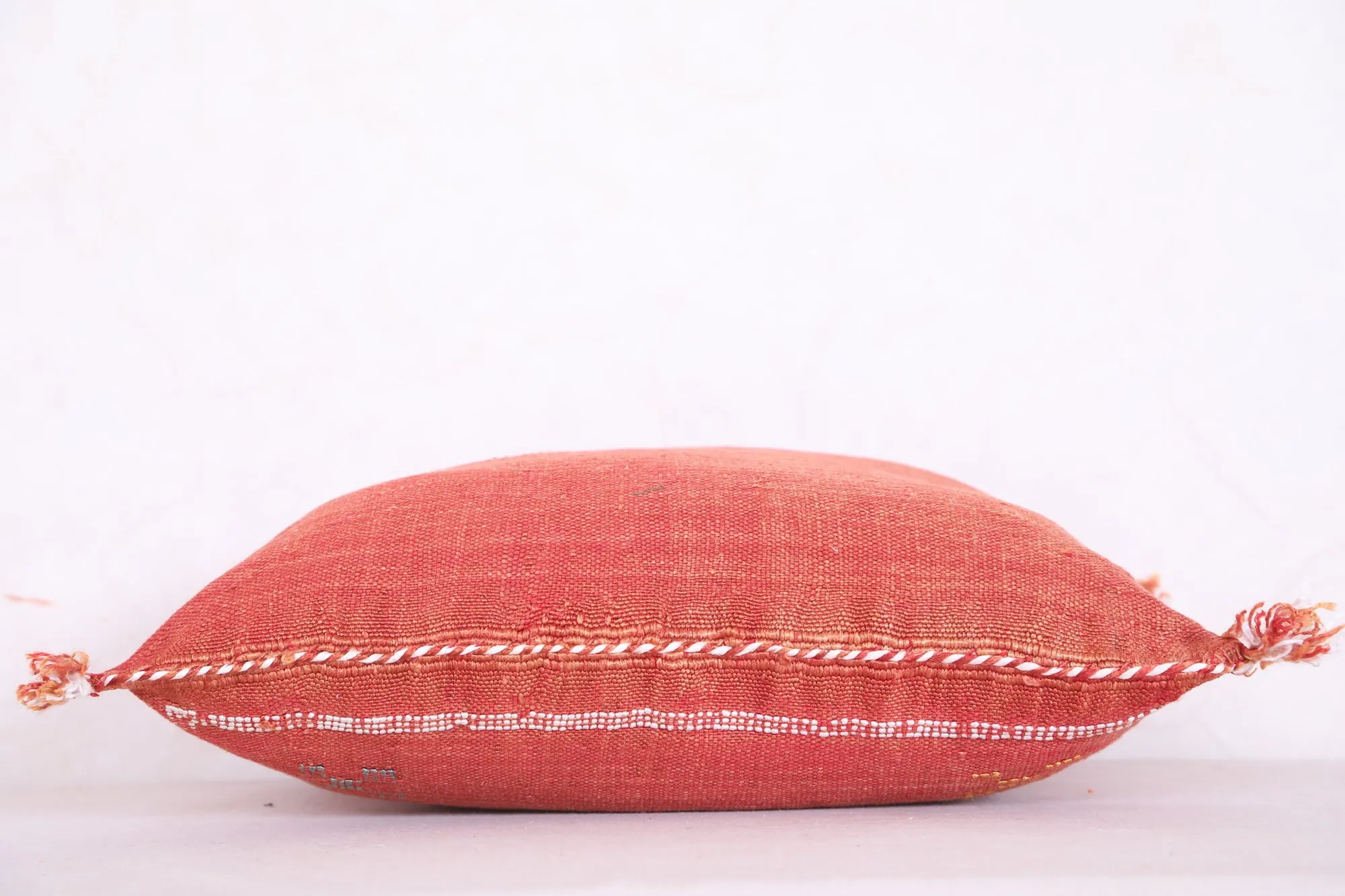 Vintage Moroccan Kilim Pillow 16.9 INCHES X 18.1 INCHES