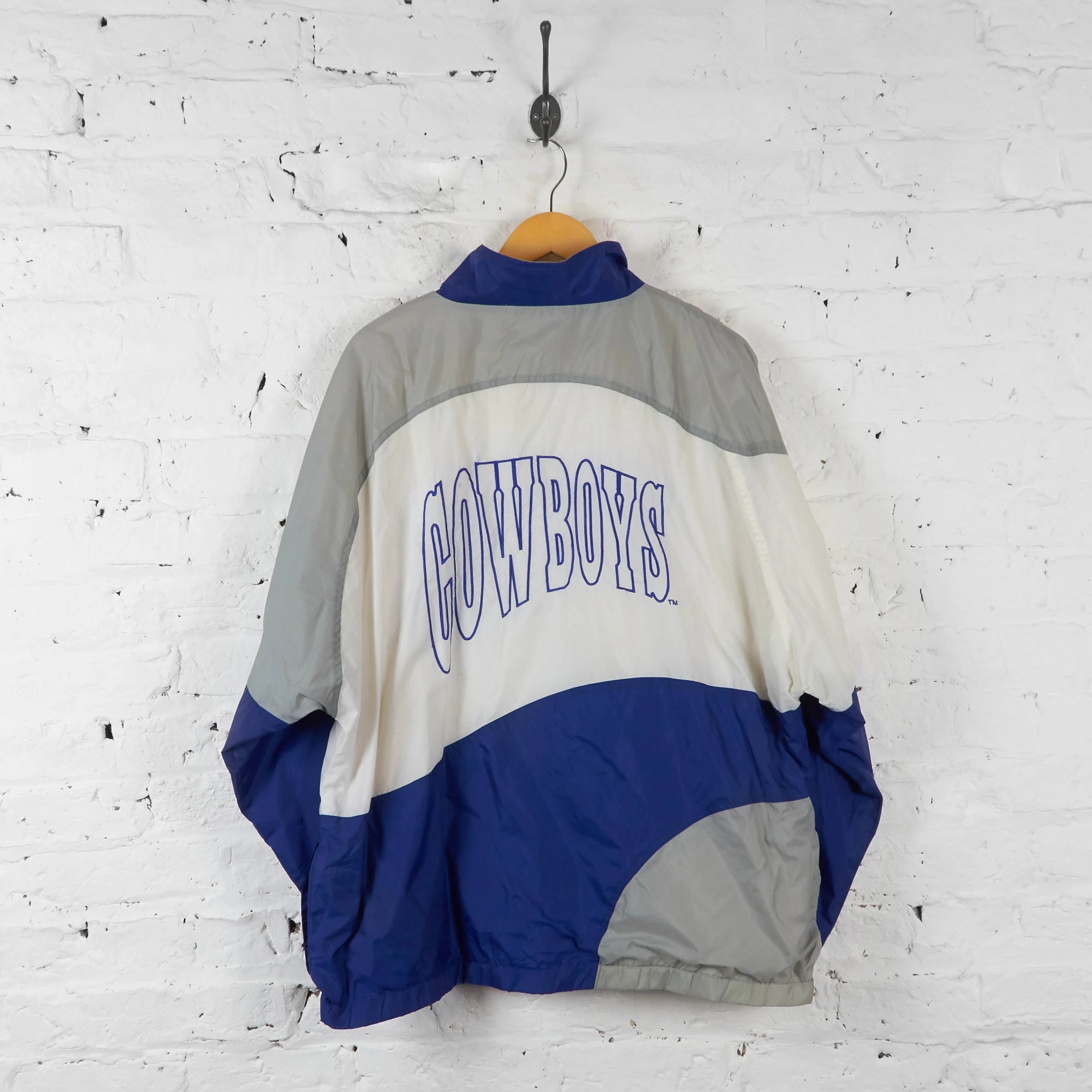 Vintage NFL Dallas Cowboys Team Jacket - Blue/Grey - XL