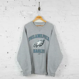 Vintage NFL Philadelphia Eagles Sweatshirt - Grey - XXL