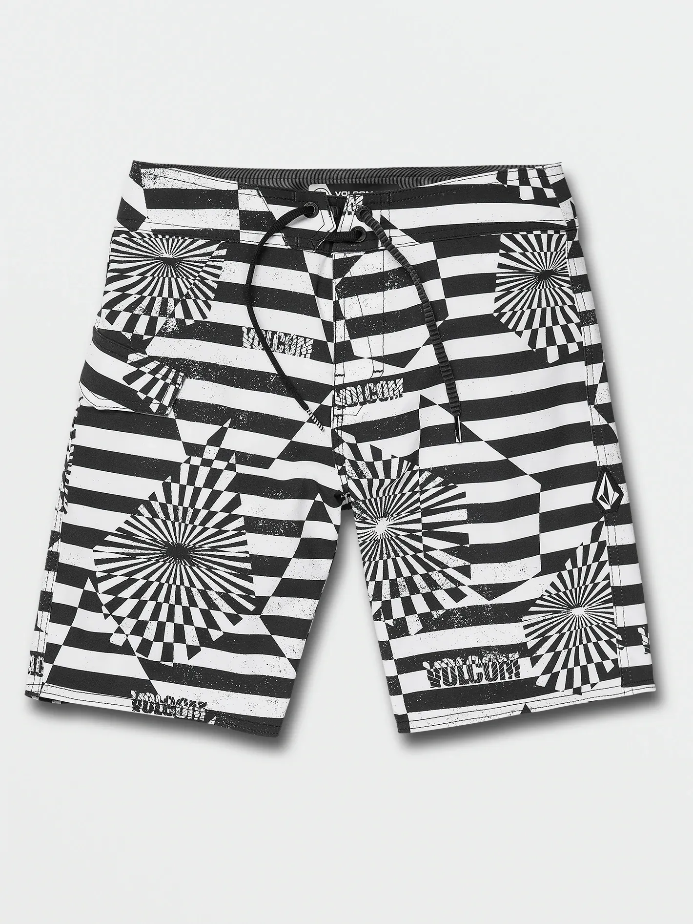 Volcom Boys Mod-Tech Stone Stripe Trunks