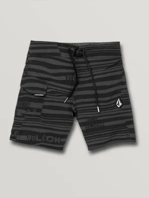 Volcom Little Boys Logo Stripe Mod-Tech Trunks