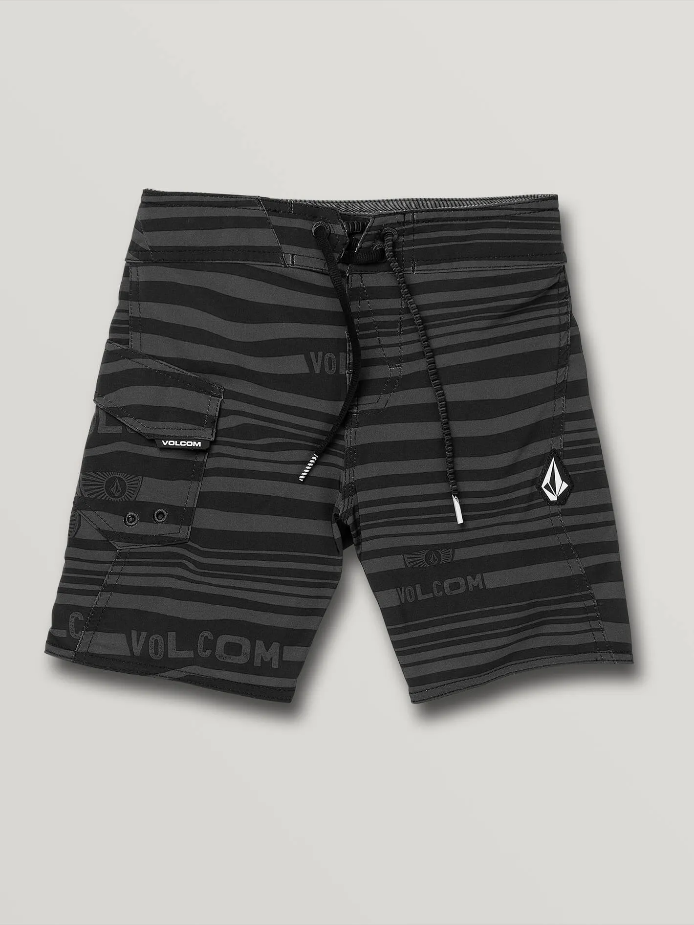 Volcom Little Boys Logo Stripe Mod-Tech Trunks