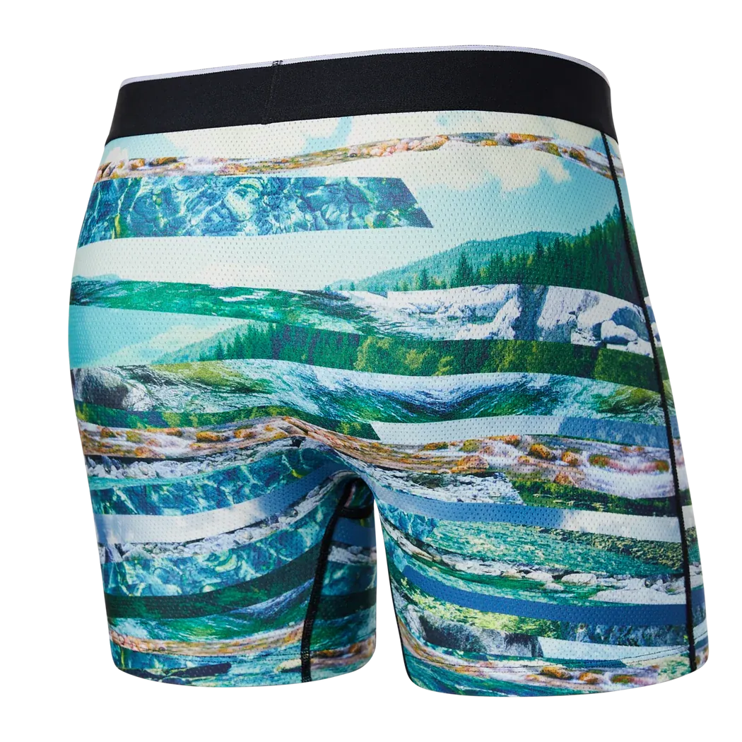 Volt Boxer Brief -  River Run Stripe Multi