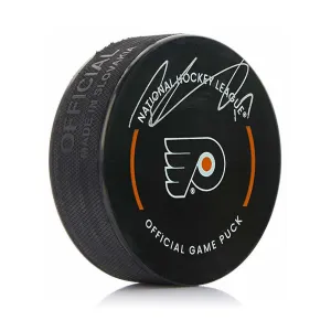 Wayne Simmonds Autographed Philadelphia Flyers Hockey Game Puck JSA PSA Pass