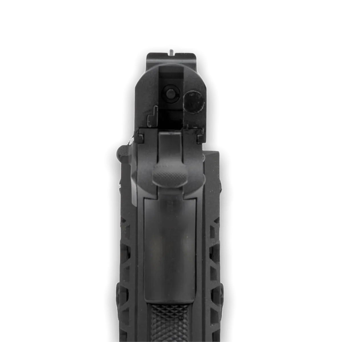 WE Tech 1911 Hex Cut Gelsoft Gas Blowback Gel Blaster - Black
