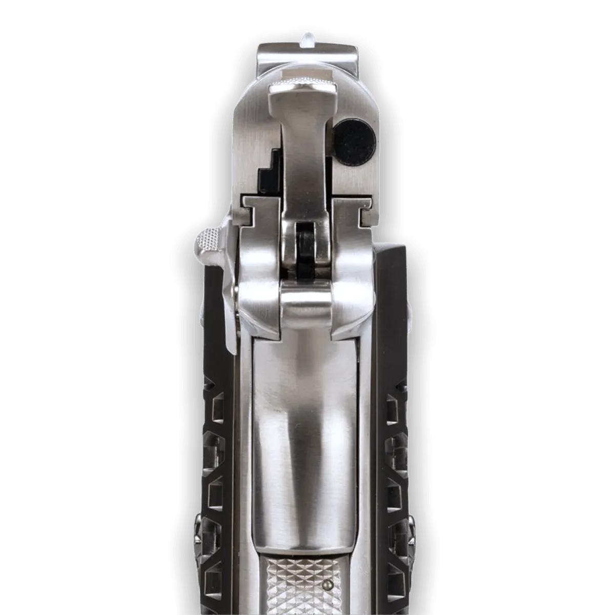 WE Tech 1911 Hex Cut Gelsoft Gas Blowback Gel Blaster - Silver