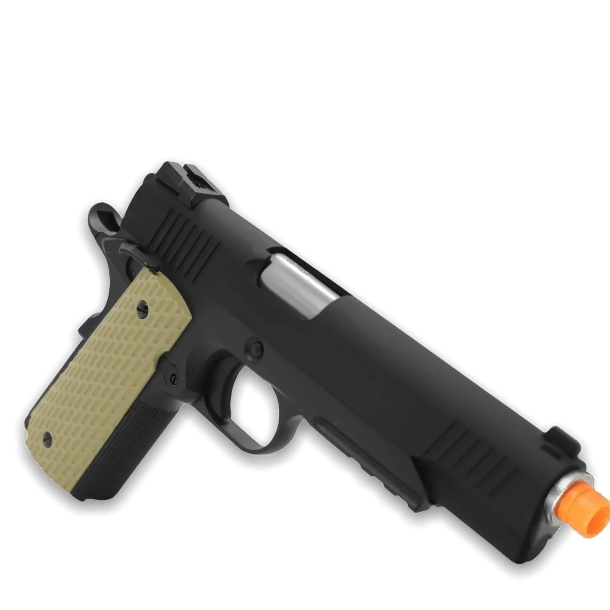 WE Tech 1911 Kimber Gelsoft Gas Blowback Gel Blaster - Black