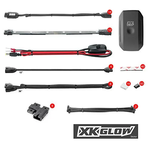 XK Glow App Controlled 16 Million Color Light Kits