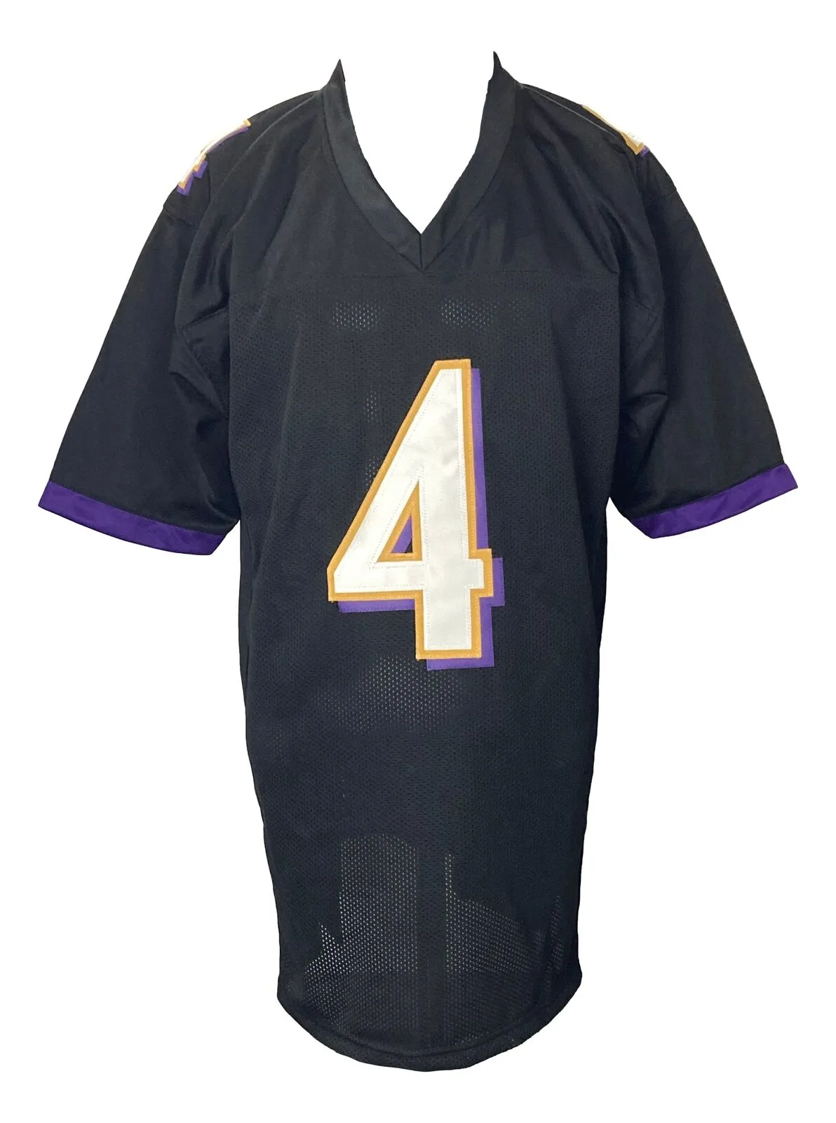 Zay Flowers Baltimore Signed Black Football Jersey BAS